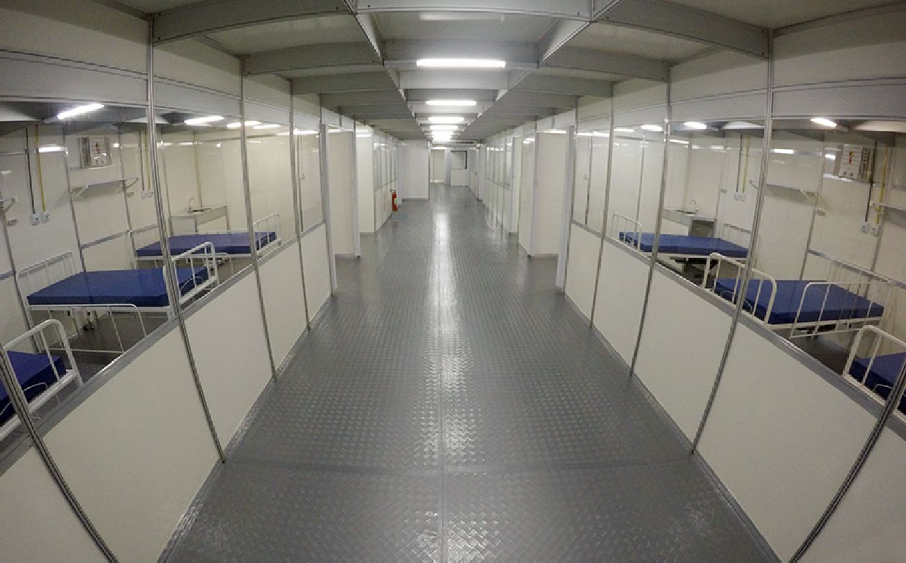 No Centro foram direcionados os atendimentos de clínica médica e trauma, além de outras especialidades.