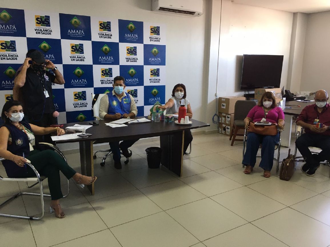 Técnicos da Vigilância Sanitária de Macapá e Santana reuniram com a SVS.