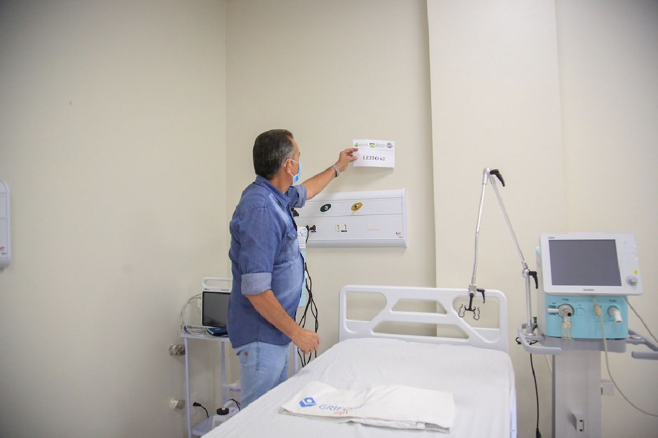Governador Waldez Góes destacou que o Centro Covid-19 HU pode ser ainda mais reforçado.