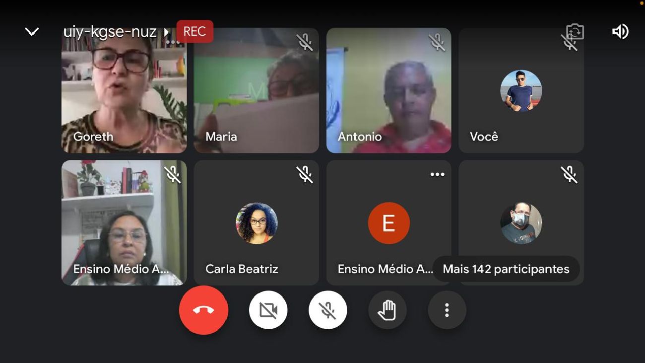 Mais de 130 gestores das unidades públicas de todo o estado participaram da live.