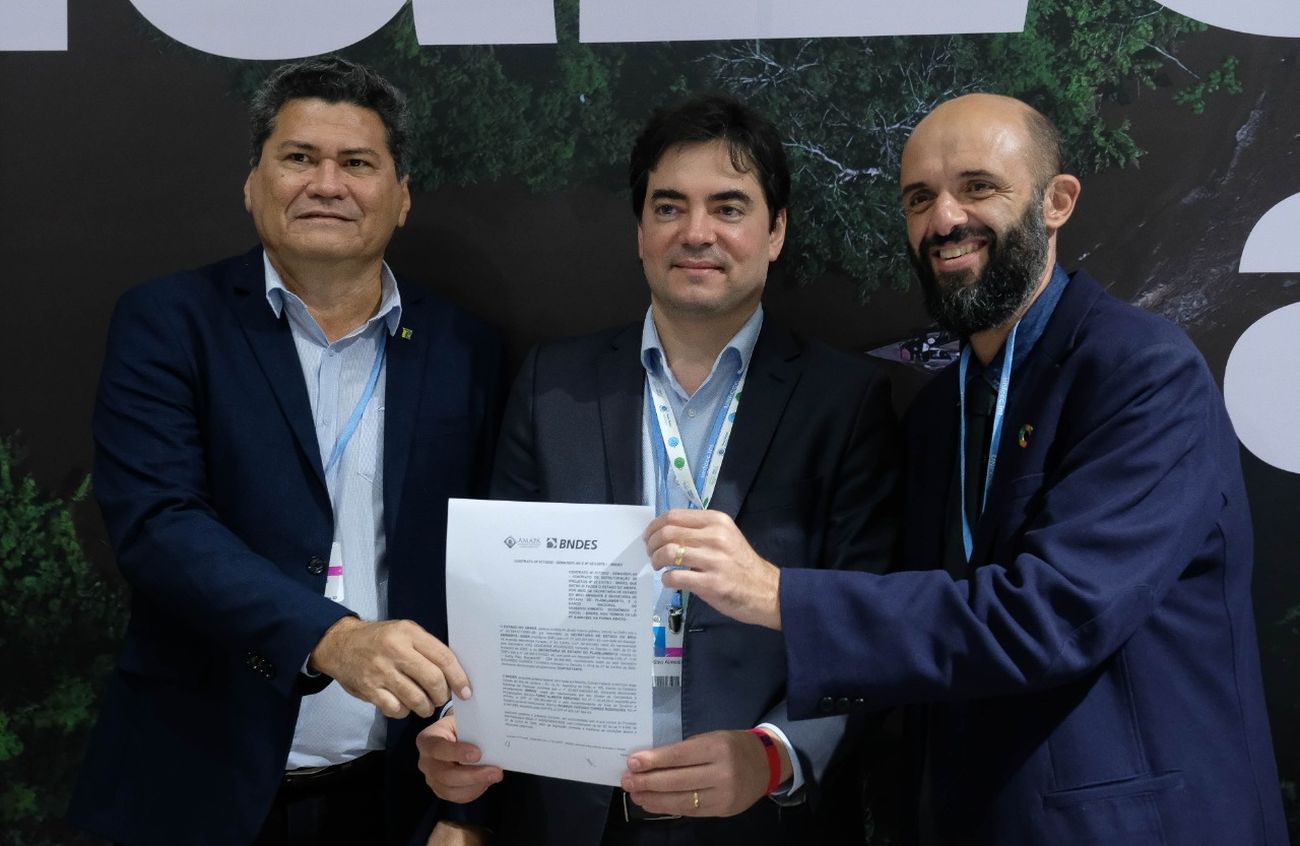 O contrato foi assinado no estande do Consórcio Amazônia Legal, no Egito, durante a COP-27.