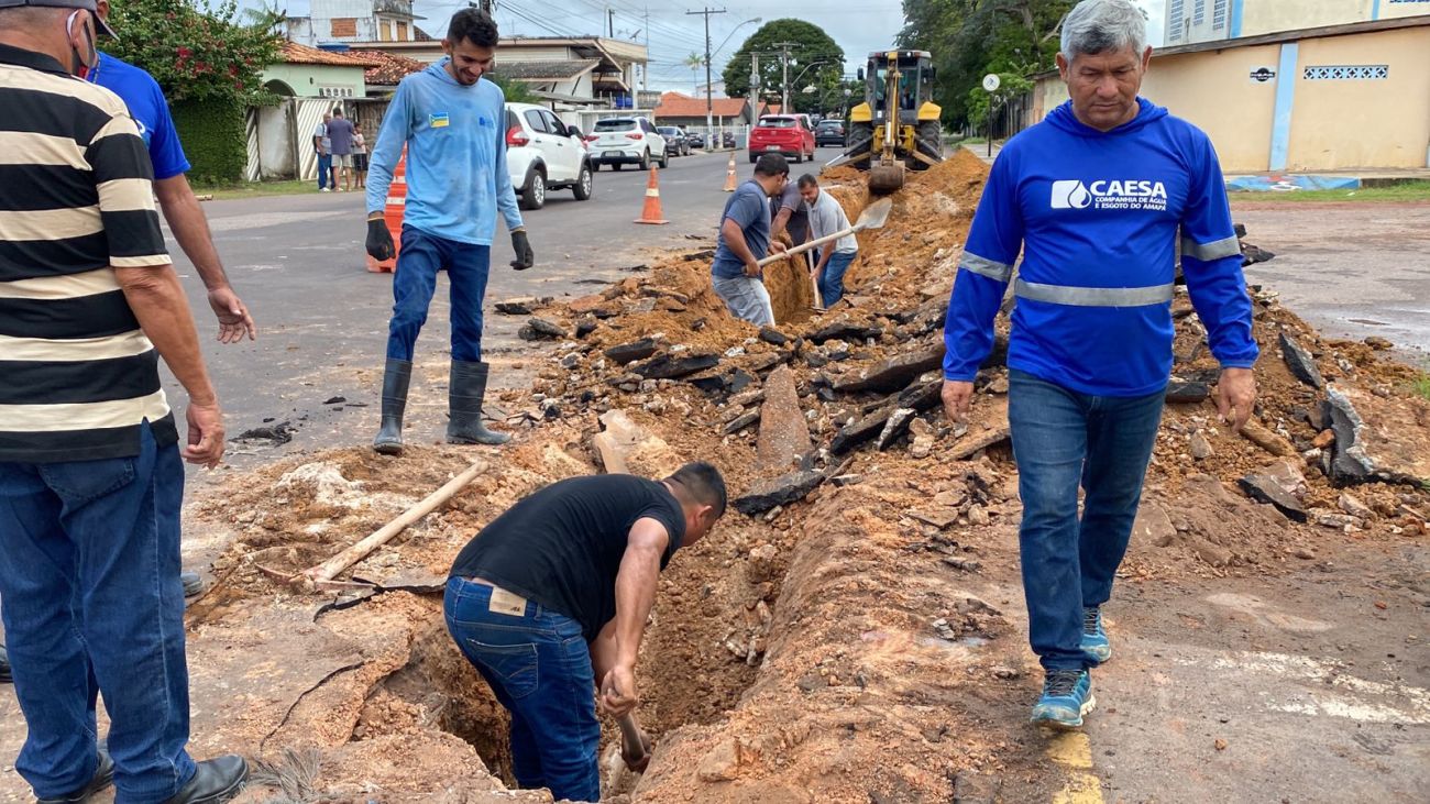 A Caesa estima que o serviço será concluído na manhã da sexta, 8, quando a rede do Jesus de Nazaré será desligada por algumas horas para a interligação.