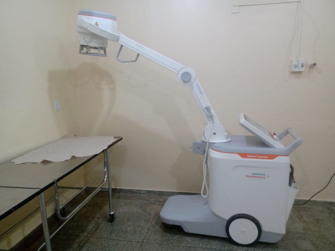 Para receber o raio-x, foram feitas adaptações na rede elétrica e uma reforma na Sala de Radiografia da UMS de Mazagão.