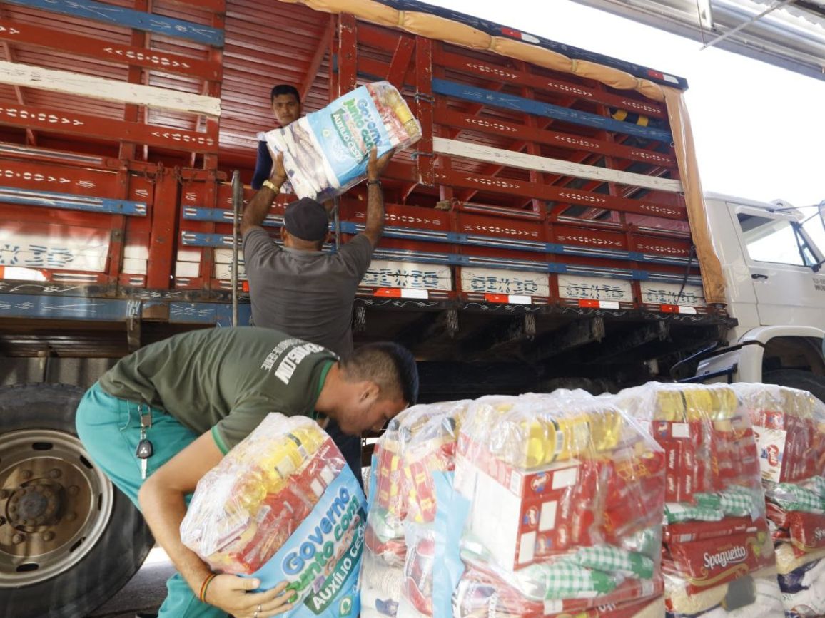 Caminhões com ajuda humanitária chegará ao município ainda nesta sexta-feira, 1º.
