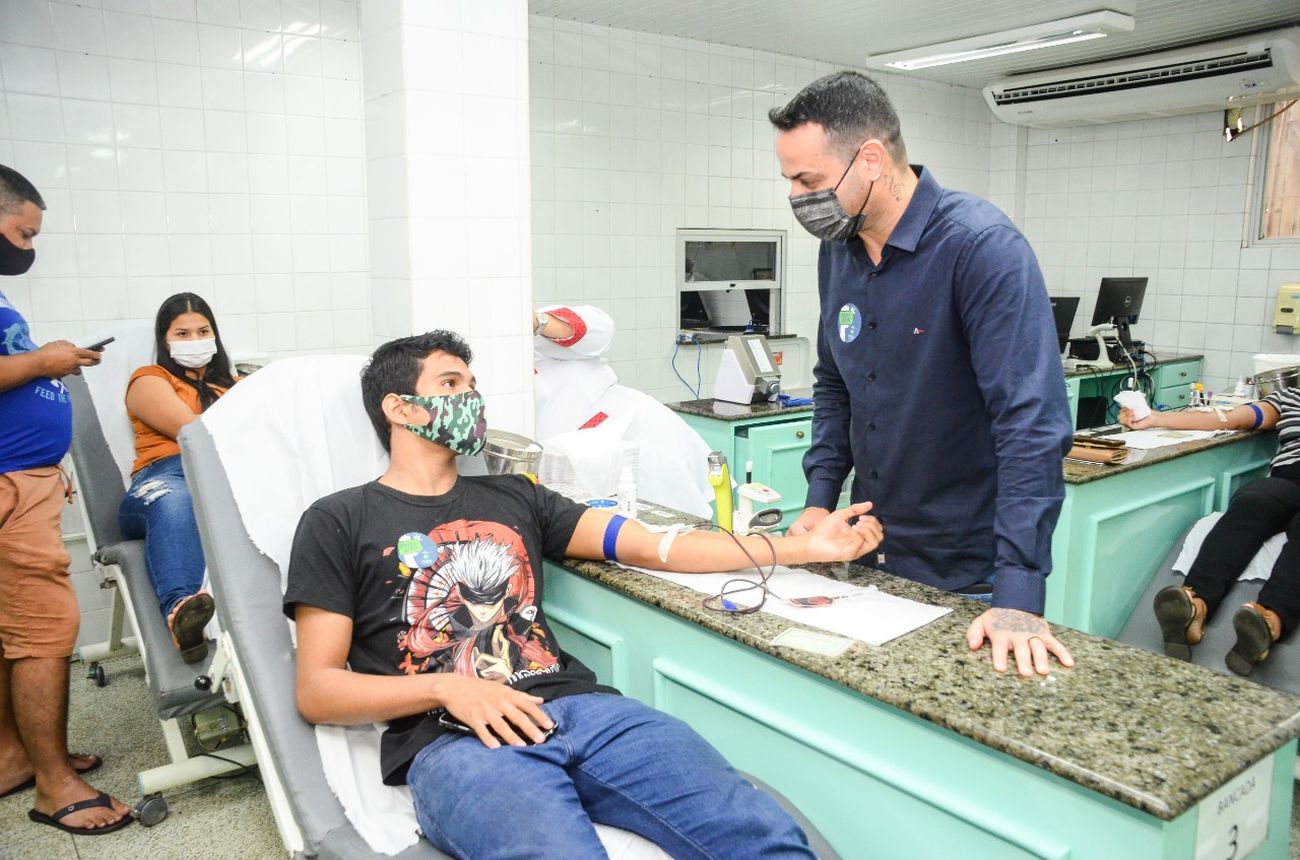 No primeiro dia de campanha, 90% das doações de sangue realizadas no Hemoap foram de bolsistas do Amapá Jovem.