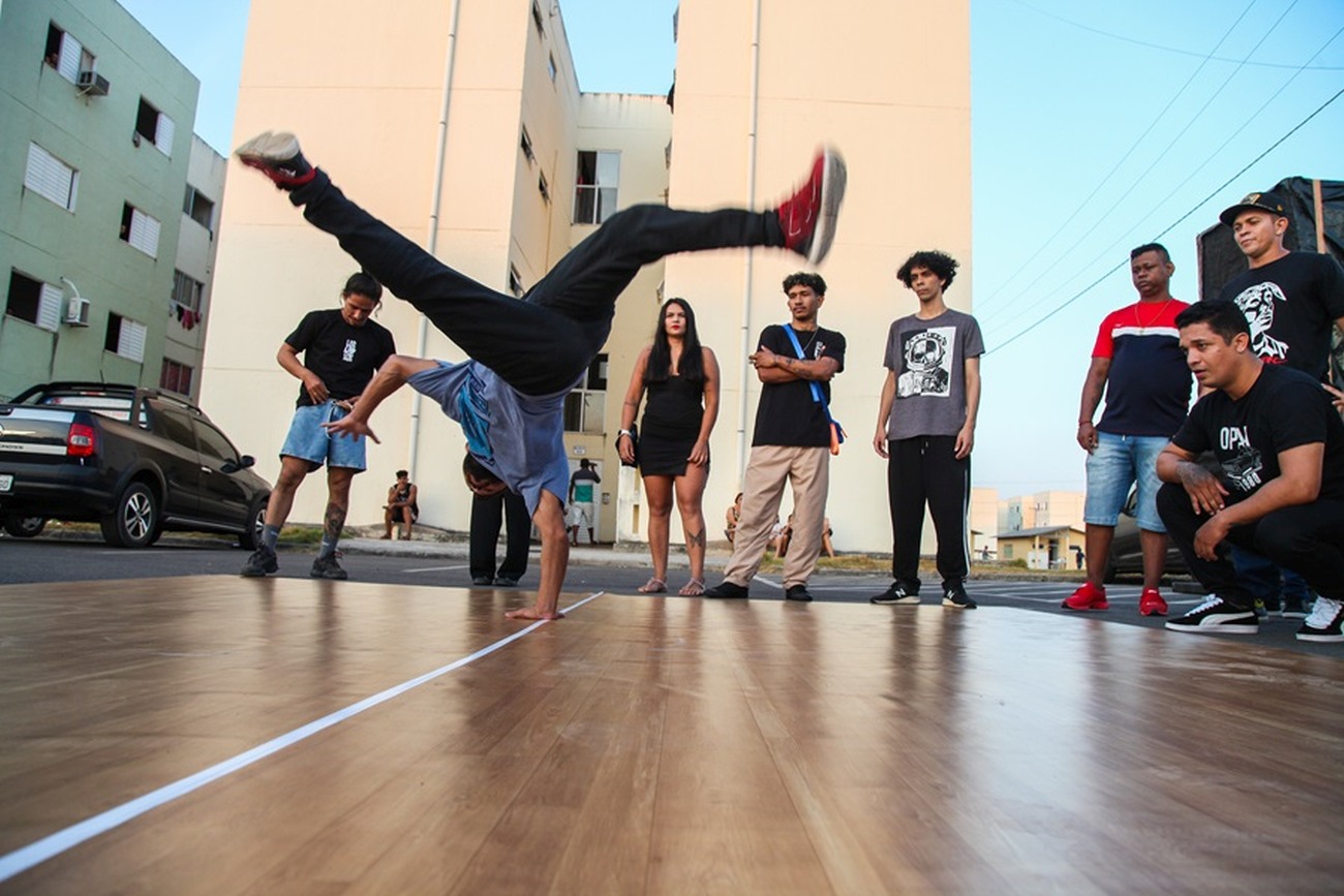 Apresentações do movimento Hip-hop movimentaram o conjunto Miracema no domingo, 12