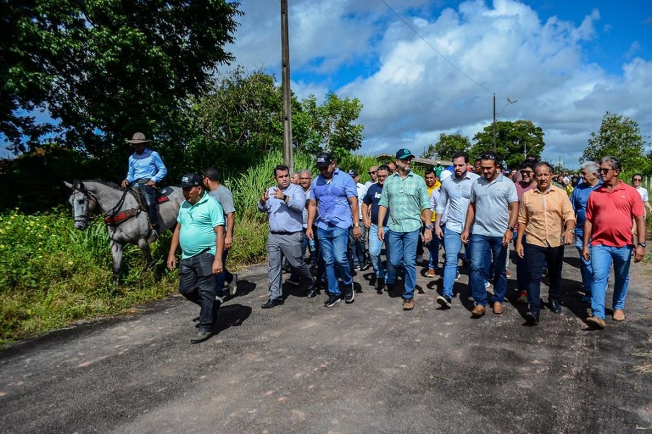 Governador Clécio Luís durante a vistoria dos espaços no Parque de Exposições da Fazendinha