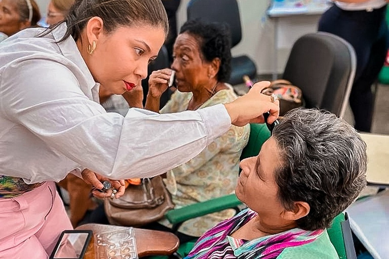 A ação contou com o apoio da Secretaria de Assistência Social, Tjap, Conselho da Pessoa Idosa, grupos de dança e empresas privadas.