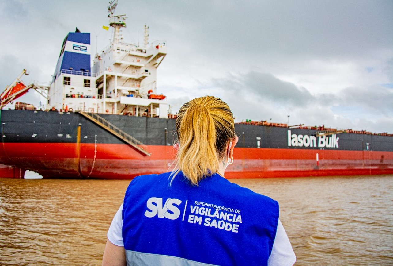 SVS realizou a investigação epidemiológica do navio nesta segunda-feira, 27