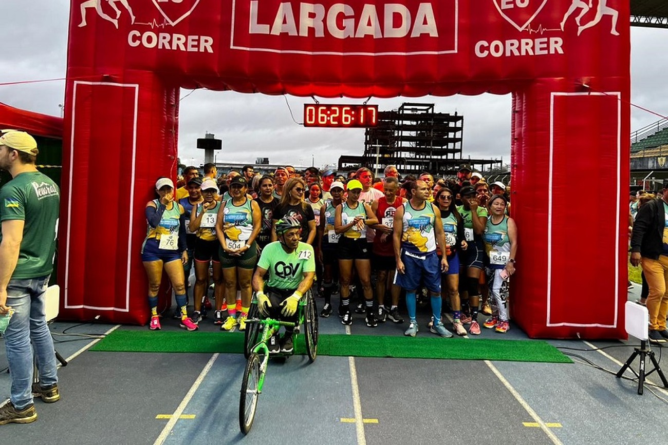 Percurso teve 5,5 km com largada e chegada no Estádio Zerão