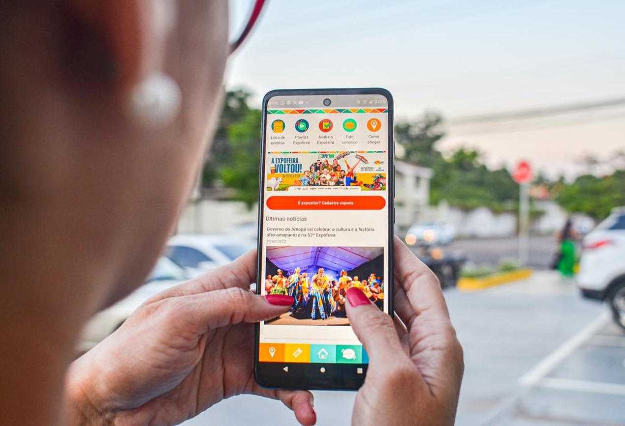 O internauta poderá acessar as notícias da Expofeira, conferir a programação e ouvir uma playlist personalizada