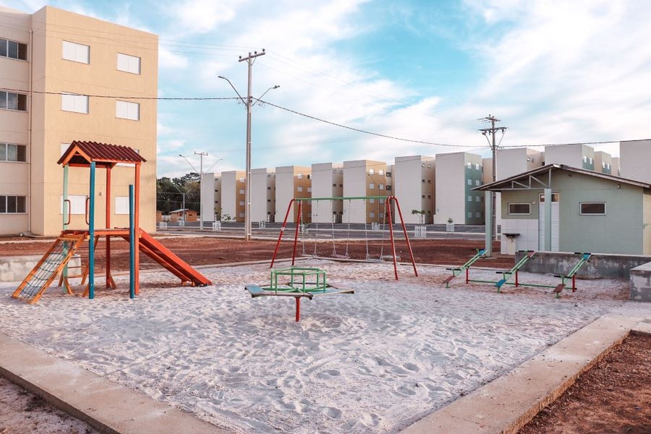 Habitacional conta com dois parques infantis