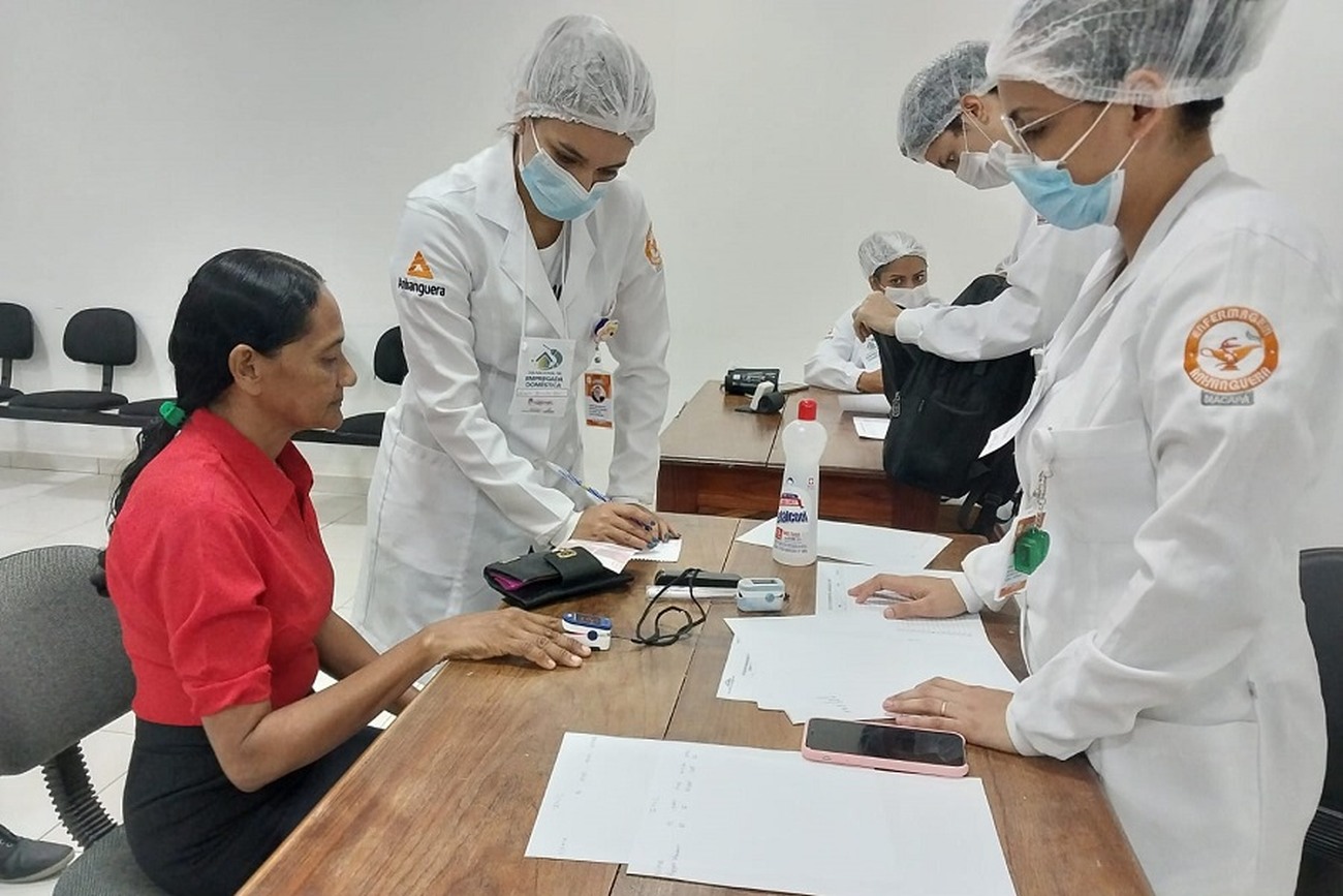 Raquel Mendes aproveitou a ação para realizar uma série de atendimentos gratuitos na área da saúde