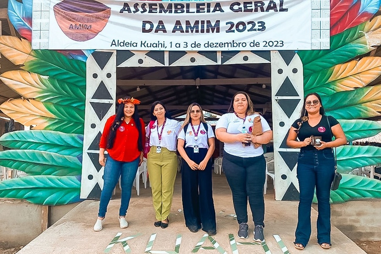 O encontro teve como objetivo discutir políticas públicas das mulheres indígenas