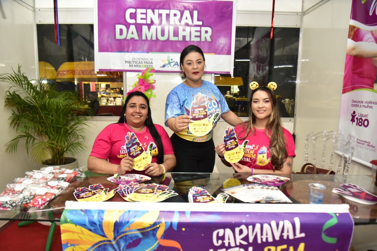 Central da Mulher dispõe de apoio psicológico, jurídico e social durante os desfiles no Sambódromo