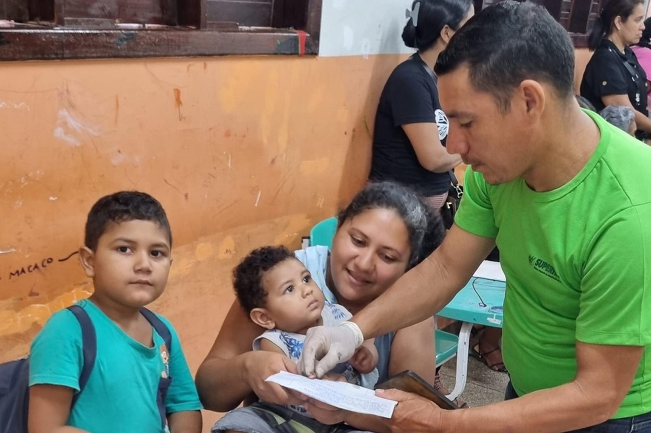 Muitas famílias aproveitaram o sábado para atualizar os documentos pessoais
