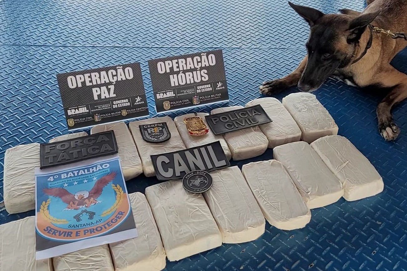 Os entorpecentes seriam distribuídos por um grupo crimoinoso na região metropolitana de Macapá