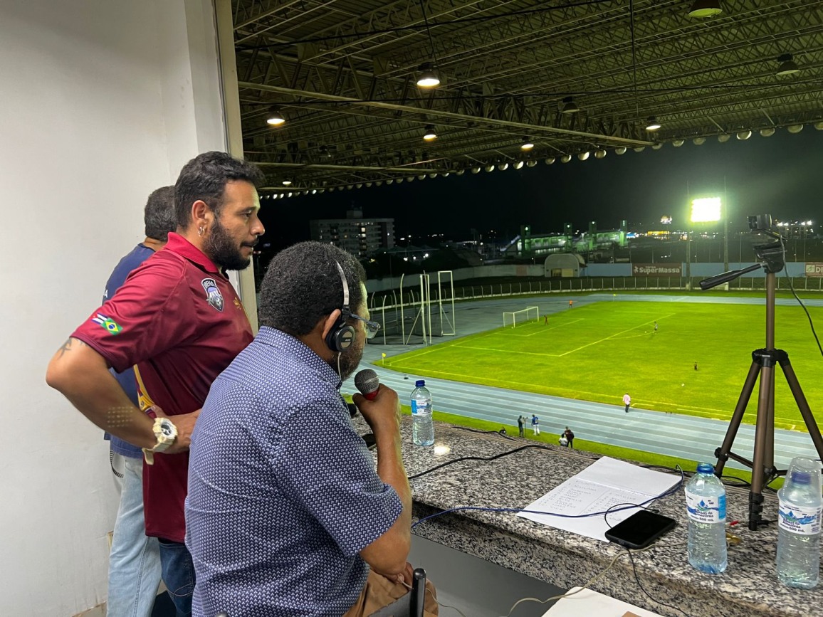 Uma equipe com 8 profissionais da Difusora atuou na cobertura jogo