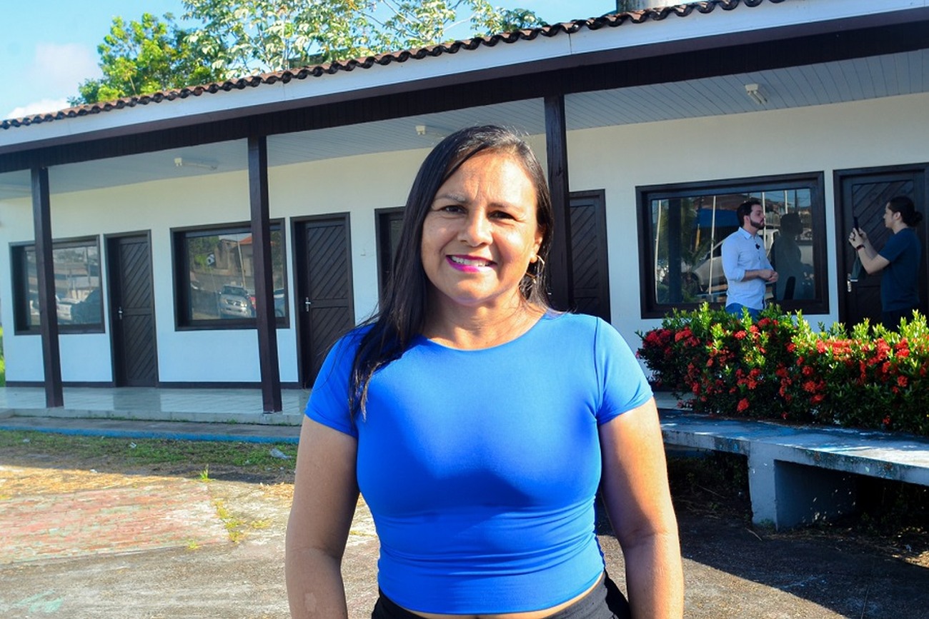 A empreendedora Ediana Batista, moradora do bairro Fazendinha, em Macapá