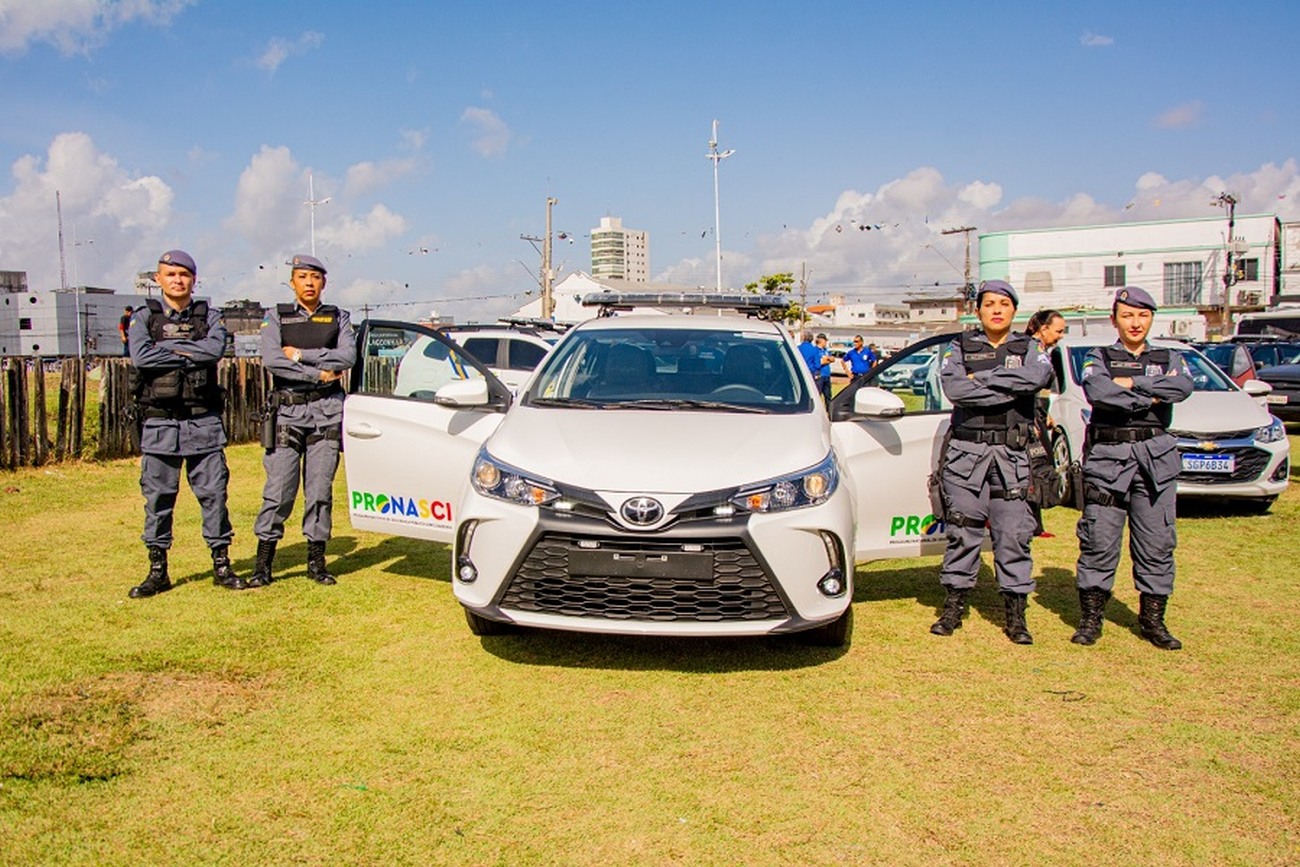 Viaturas, armamentos e equipamentos reforçam a atuação das forças de segurança do Amapá