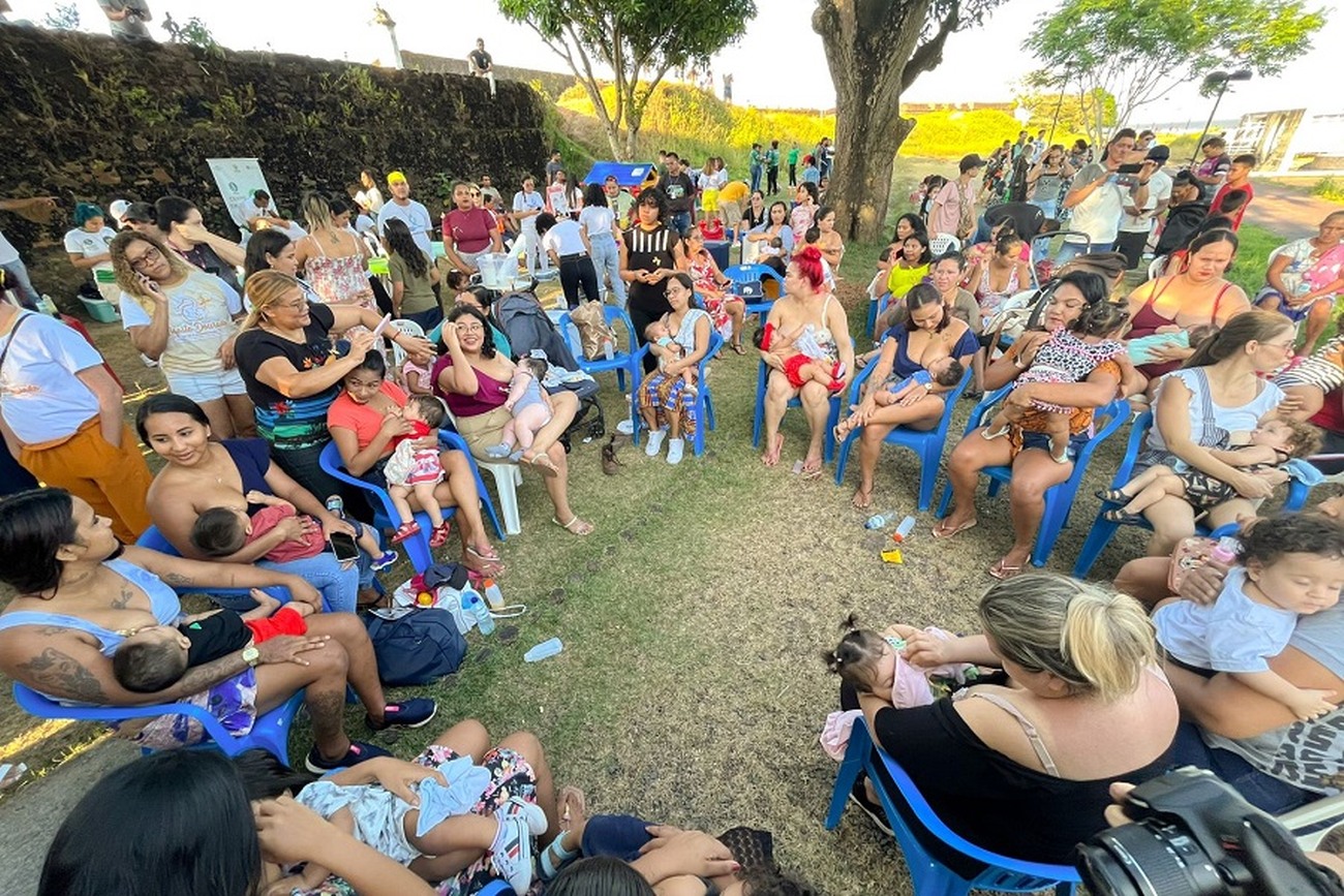 Mães dividiram as experiências e tiveram um momento de saúde e lazer