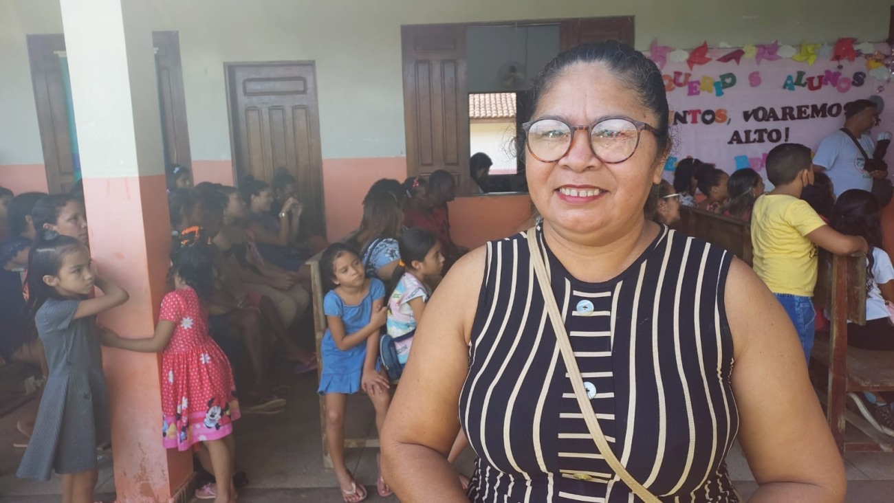 Ana Maria participou da ação 'Quem cuida da mente, cuida da vida'