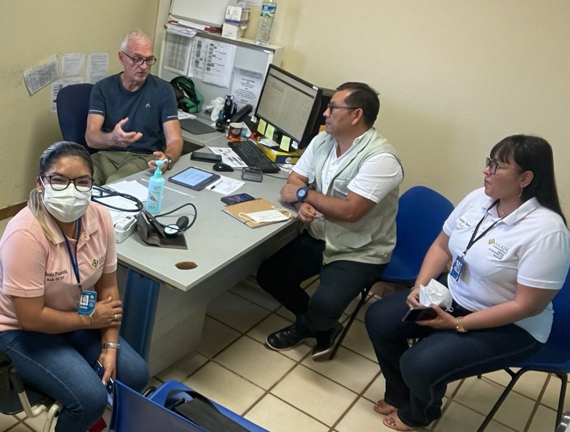 Técnicos foram recebidos pela direção do Centro Hospitalar