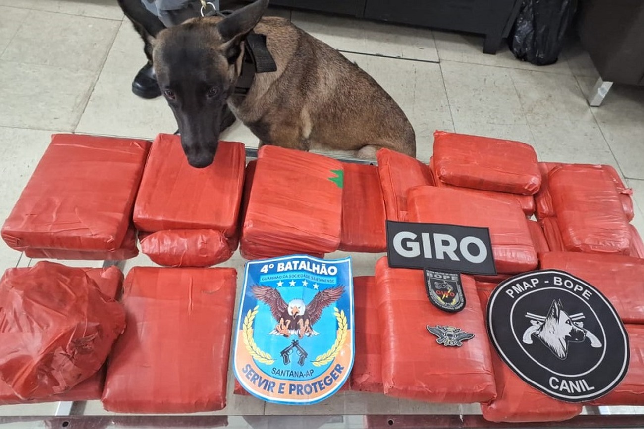 Polícia do Amapá apreendeu 30 quilos de entorpecente, do tipo crack, que seriam distribuídos em Macapá