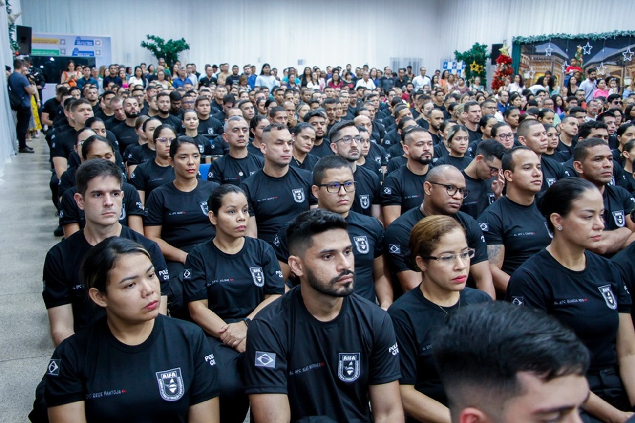 Candidatos-alunos aptos iniciam mês intenso de formação para serem oficiais e agentes da Polícia Civil