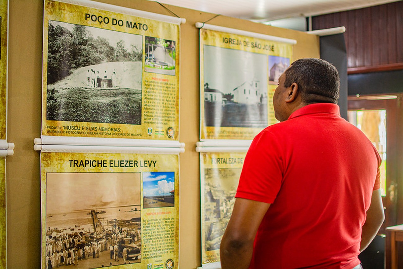 Museu conta com uma exposição fotográfica que retrata a história de Macapá