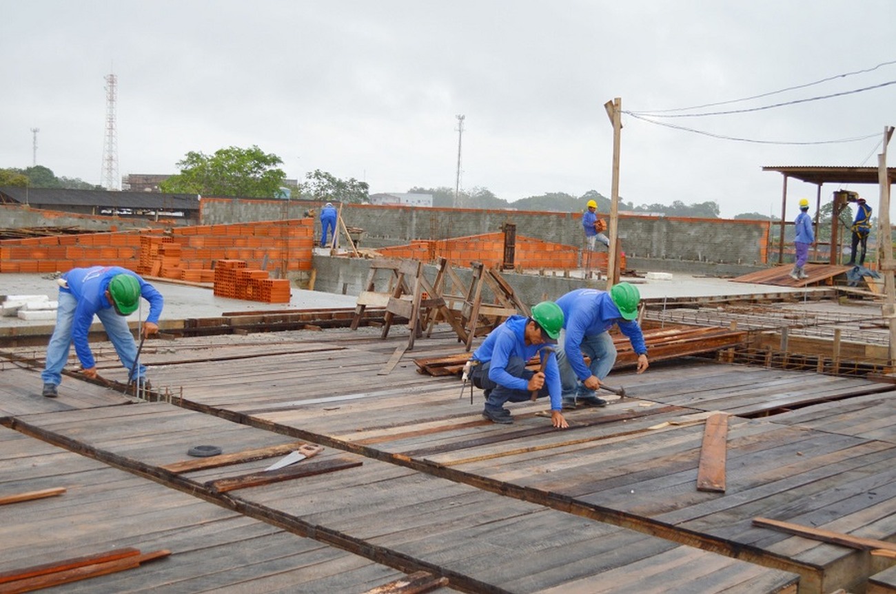 Obras de infraestrutura da Casa Mulher Brasileira, no Amapá