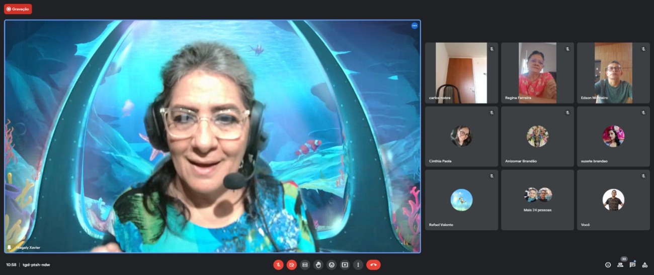 A aula foi ministrada em plataforma online pela diretora-Técnica da Caesa, a arquiteta Magaly Xavier.