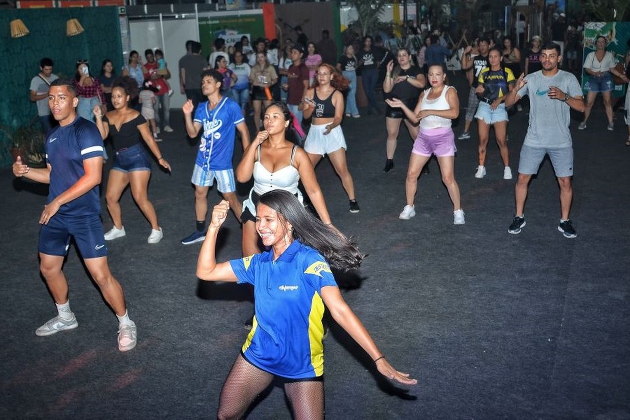 O aulão foi realizado no estande Amapá 80 anos, na 52ª Expofeira
