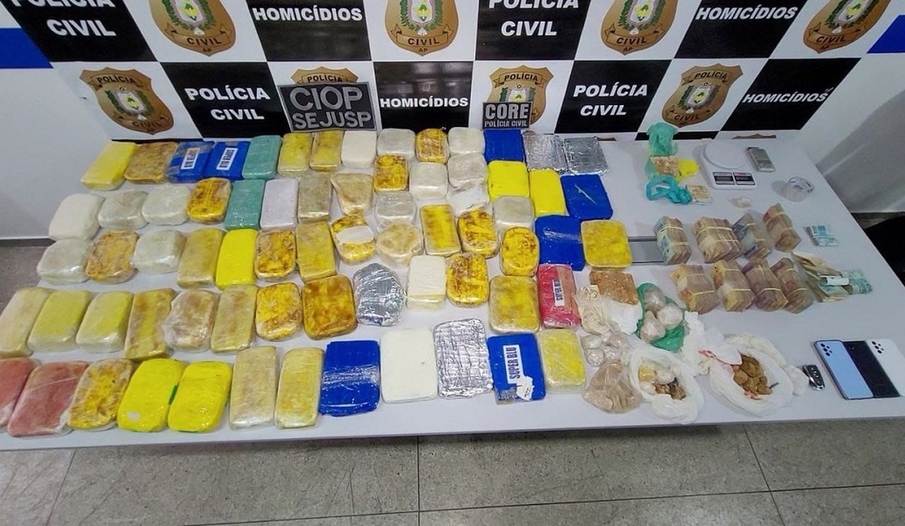 Material apreendido foi apresentado no Ciosp Macapaba