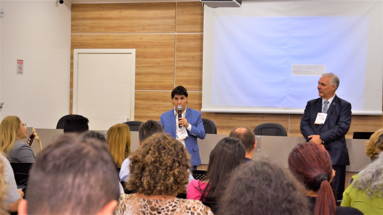 Secretário de Fazenda, Jesus Vidal, durante encontro do Sindifisco