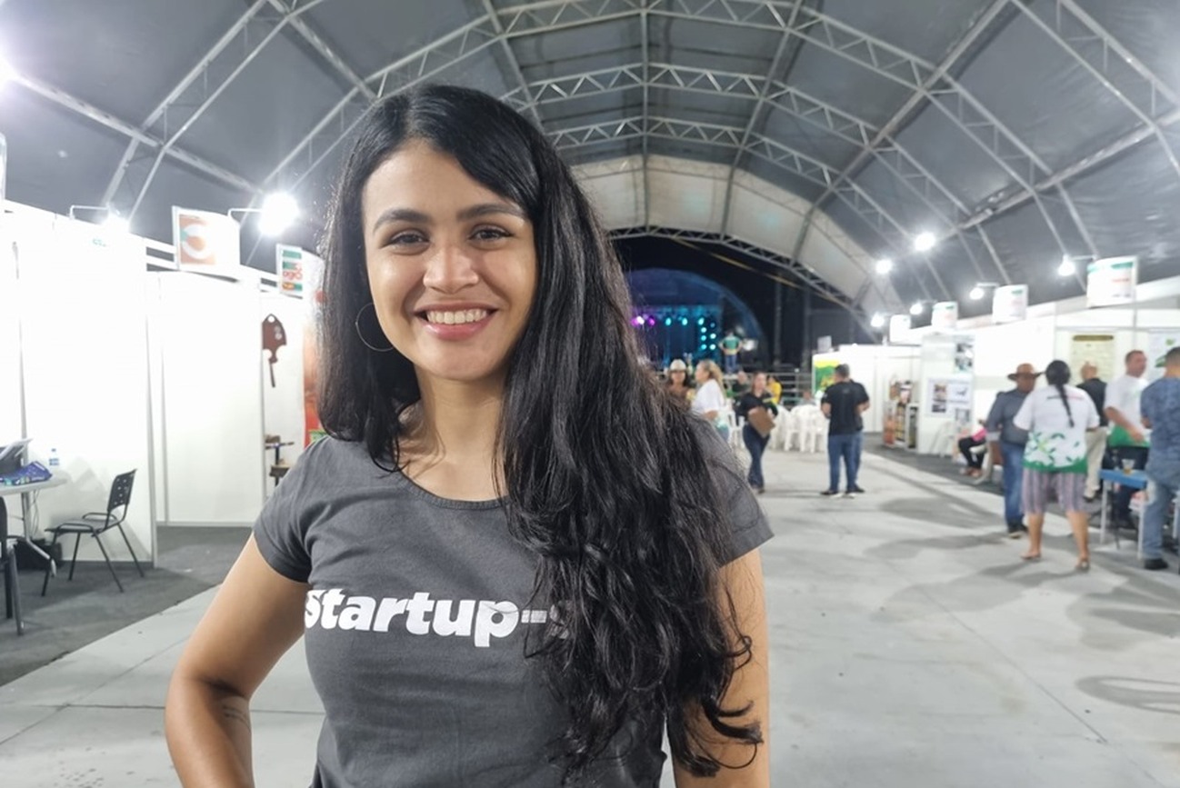 Juliana administra uma startup voltada para o ramo da alimentação