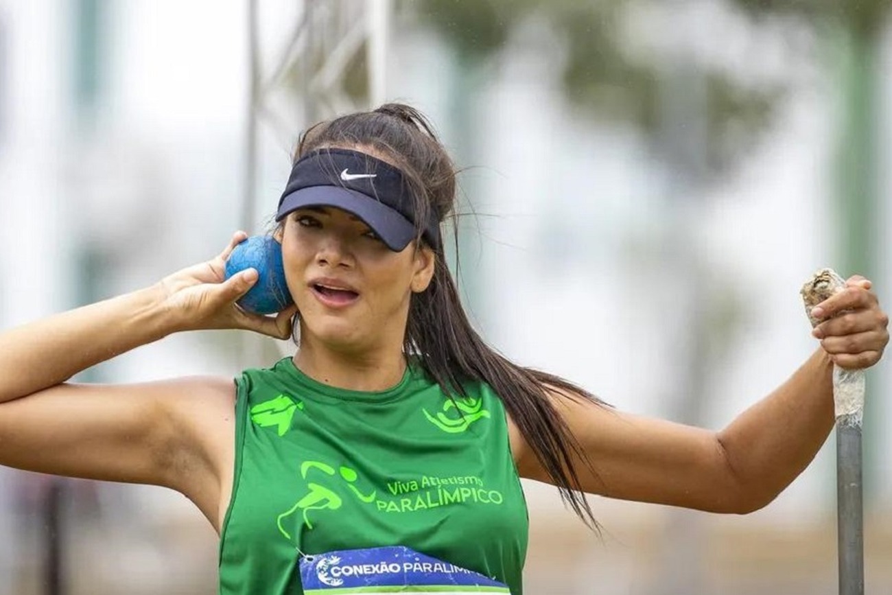 A atleta vai competir na categoria F32, nas provas de lançamento de club e arremesso de peso.