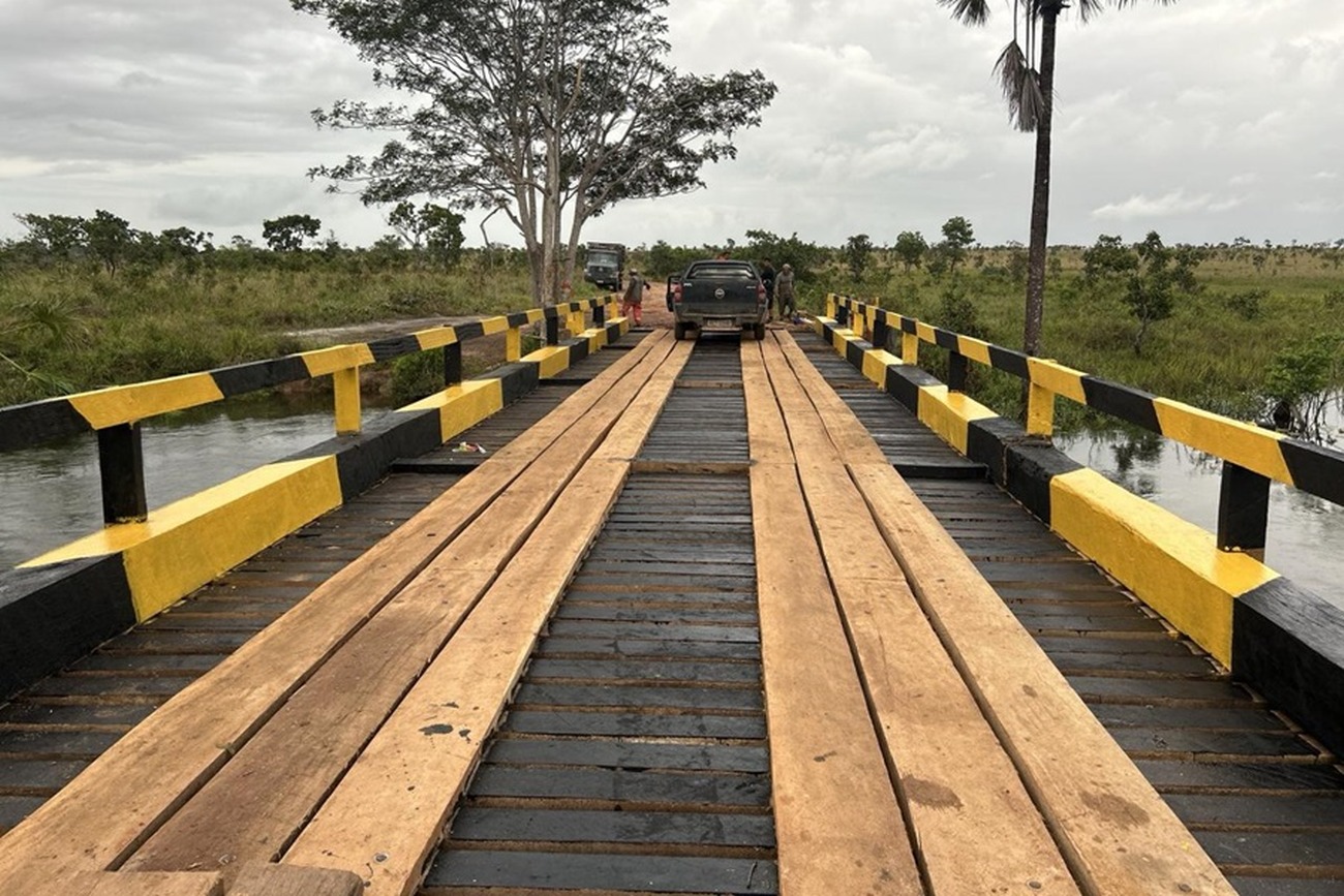 Serviços foram executados em menos de 30 dias e reestruturam 20 metros de ponte