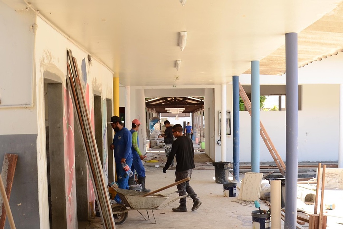 Durante as obras, os alunos estão alocados na Escola Estadual Jesus de Nazaré com todas as aulas regulares