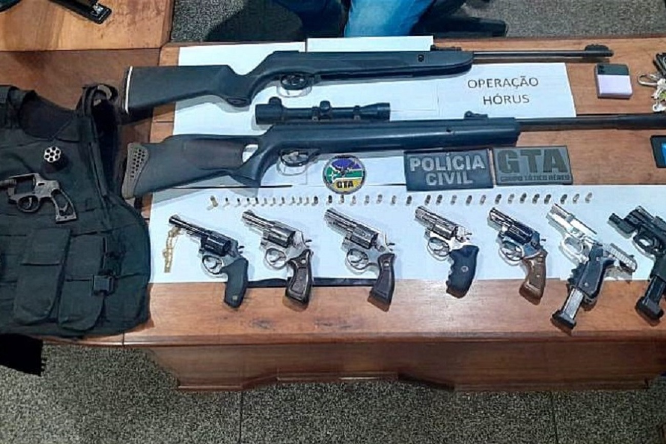 O município com maior registro de apreensões foi Macapá, com 276 armas recolhidas