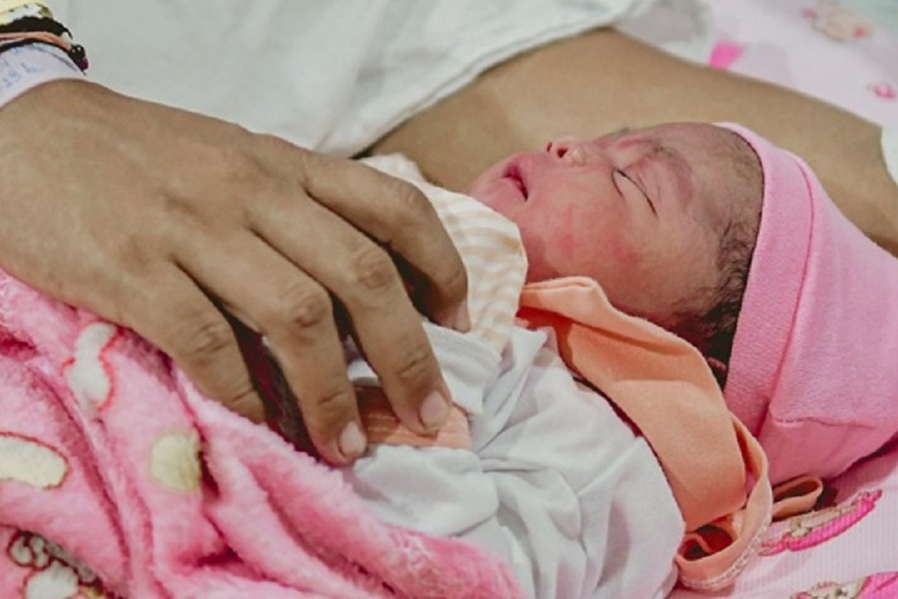 Pequena Maitê está entre os bebês nascidos em 29 de fevereiro de 2024