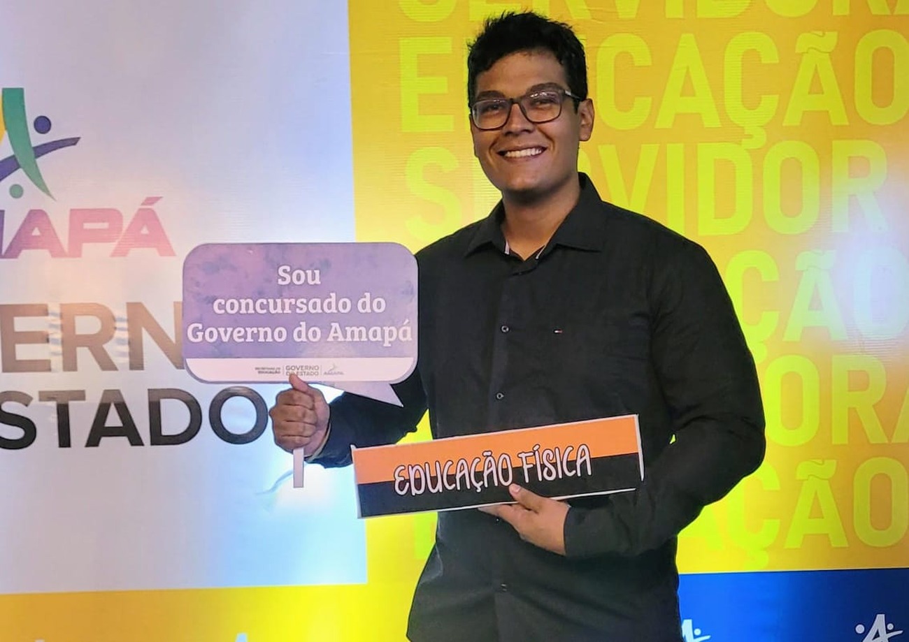 O jovem Lian Souza se preparou para o concurso desde 2020