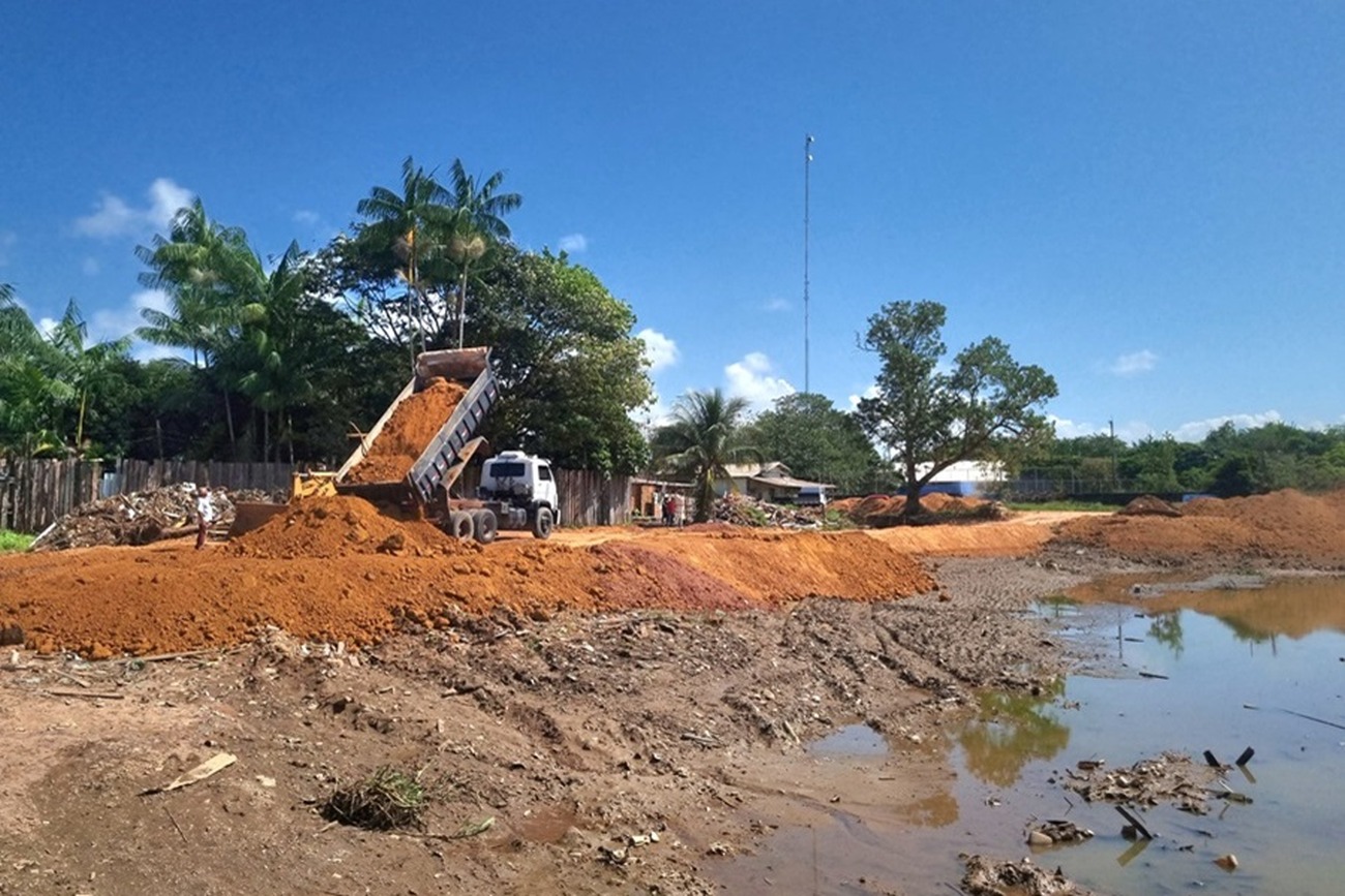 Obra da urbanização prevê a revitalização total da área com espaços turísticos