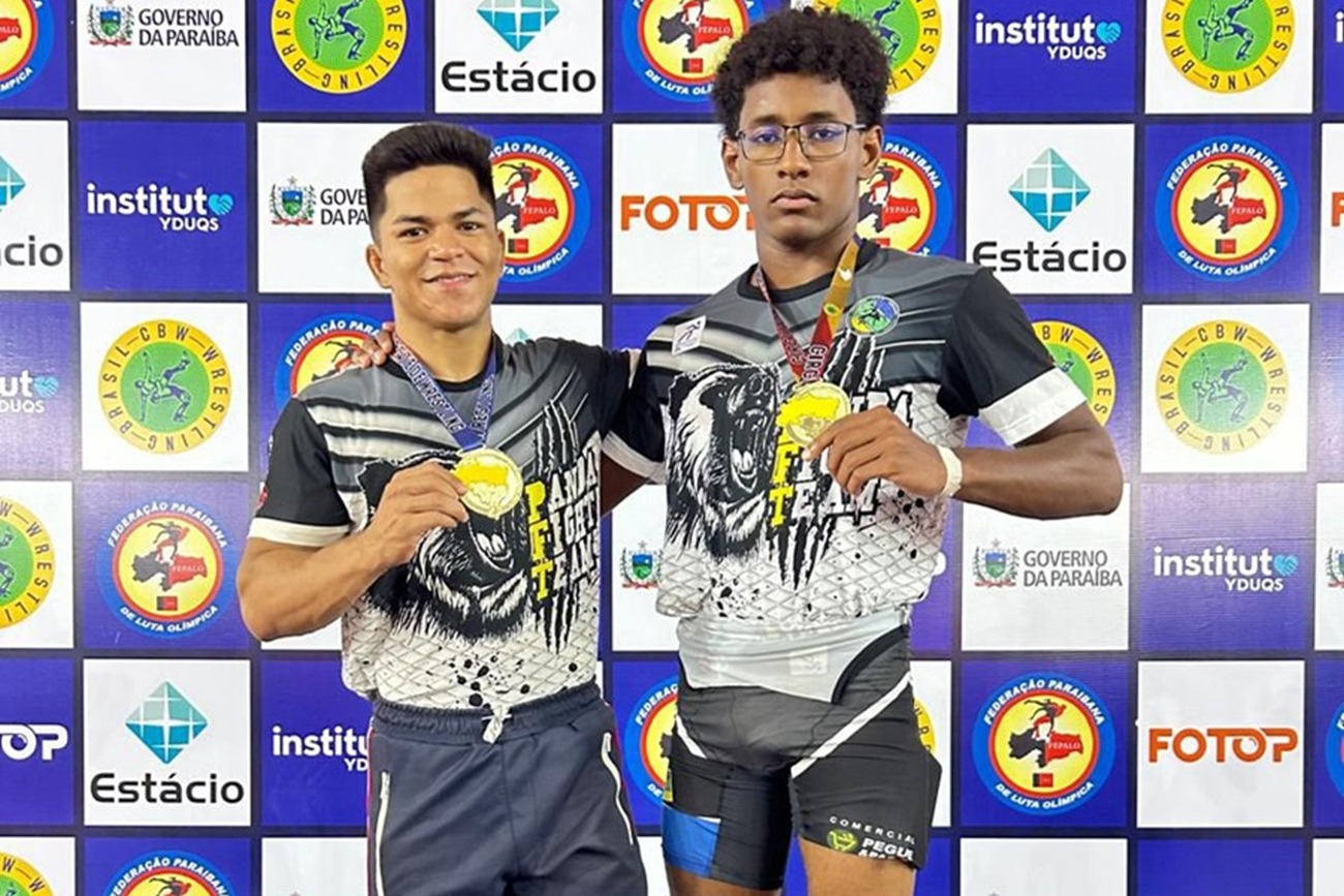 Bruno Moura e Thiago Henrique garantiram pontos para o ranking nacional de wrestling