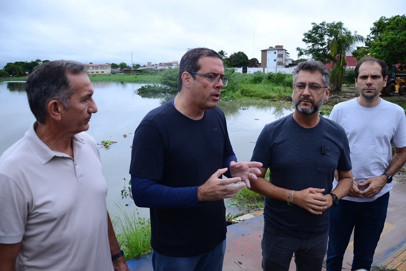 Governador Clécio Luís e o ministro Waldez Góes foram levar o suporte estadual e federal ao prefeito Antônio Furlan