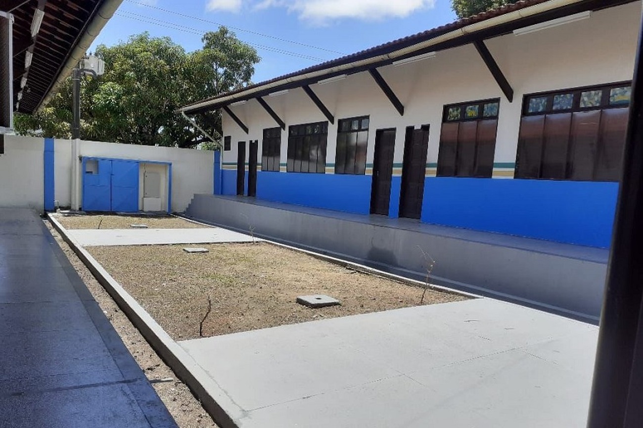 Uma das unidades atendidas com a manutenção é a Escola Estadual Socorro Smith