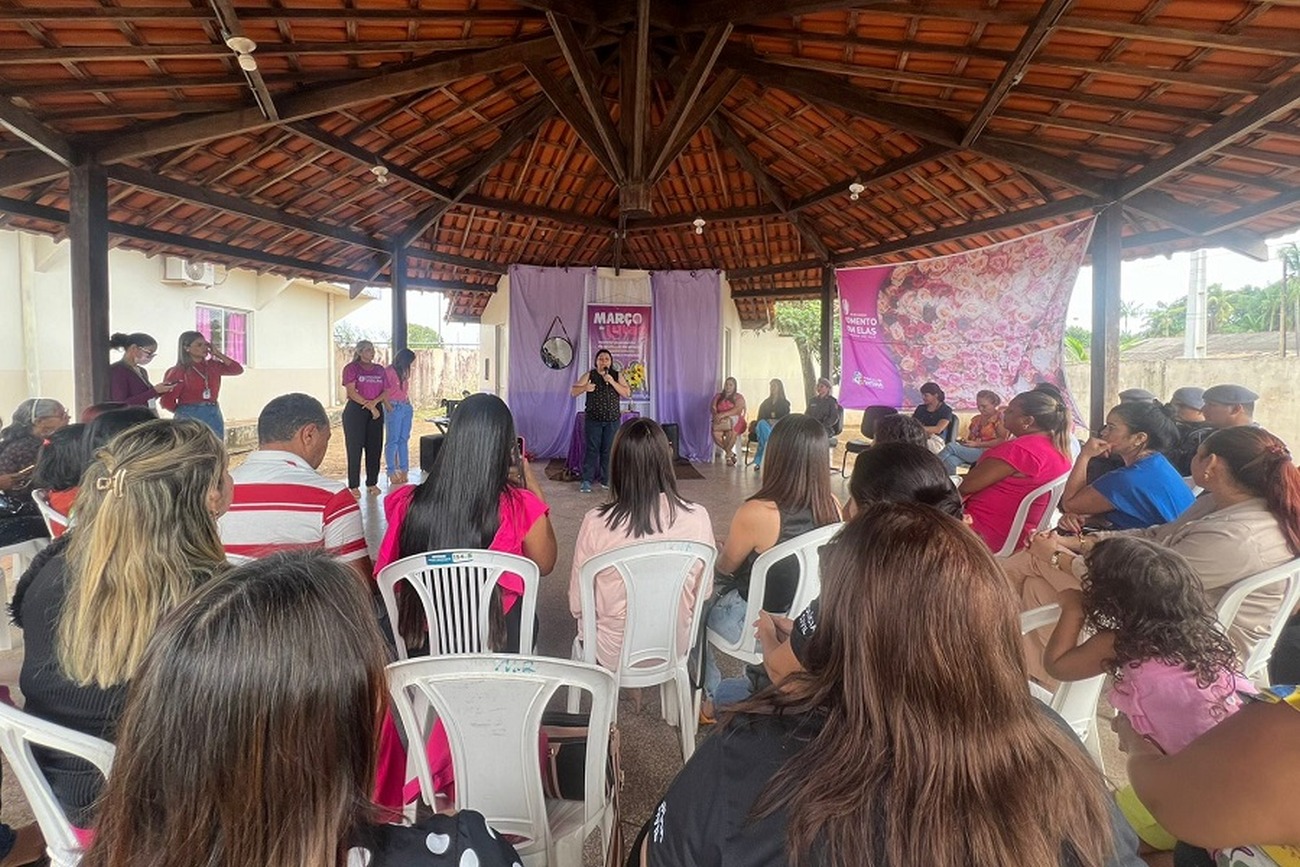 A programação faz parte do Março de Lutas, coordenado pela Secretaria de Estado de Políticas para as Mulheres