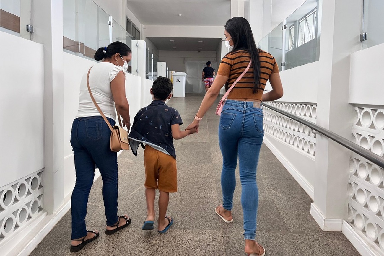 Criança de seis anos já está se recuperando