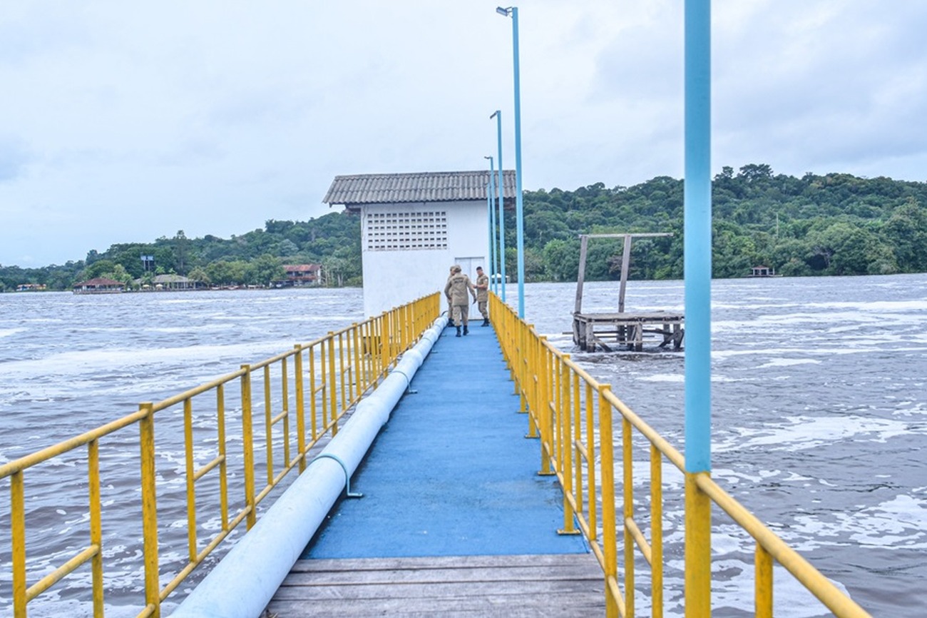 Governo do Amapá monitora volume de água do Rio Araguari, que esta em alerta