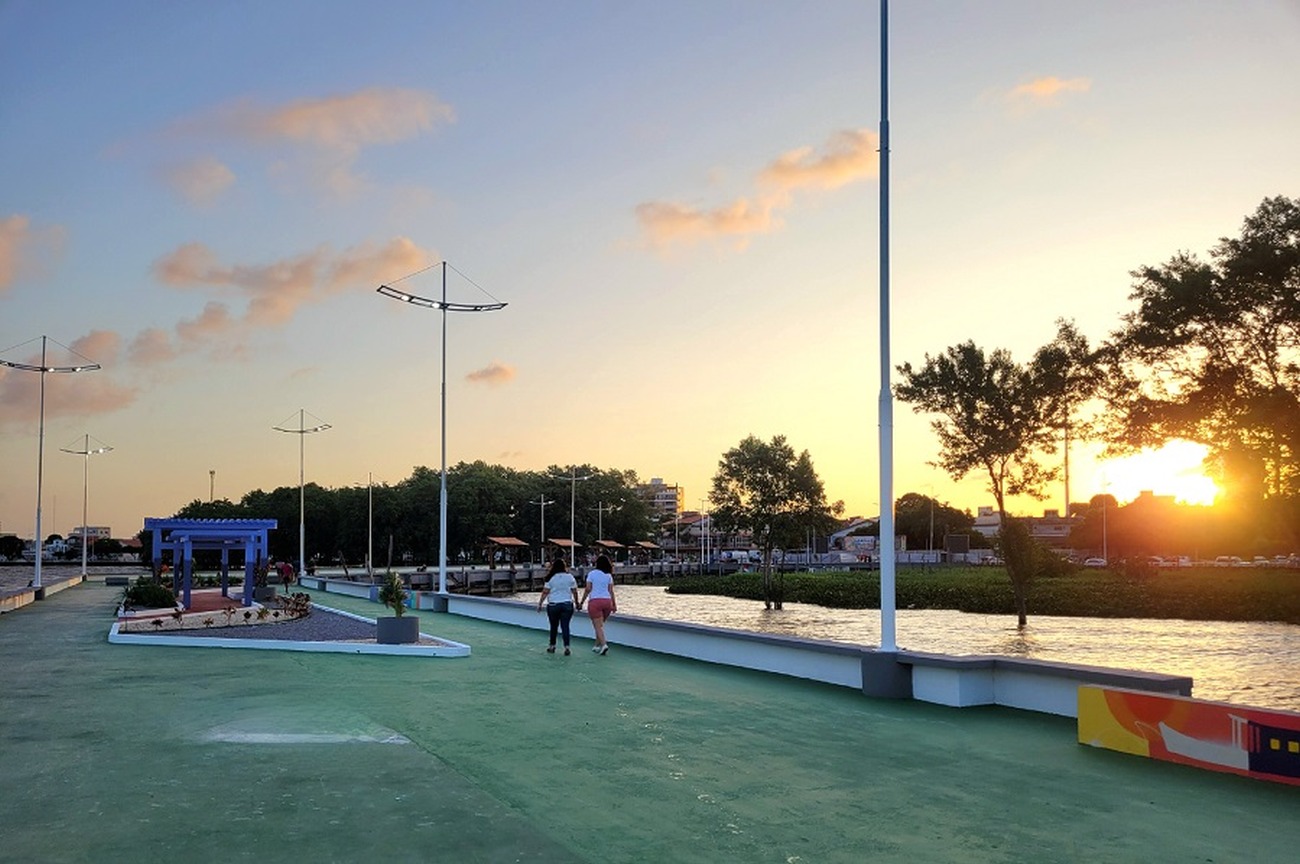 Um dos espaços entregues é o Trapiche do Santa Inês, na Orla de Macapá